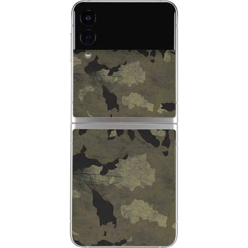 Wood Camo Camouflage Galaxy Z Flip3 5G Skin